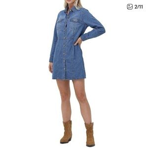 Frye Blue Denim Dress